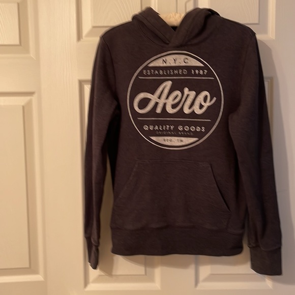 Aeropostale Gray Hoodie Size X Small - Picture 1 of 9